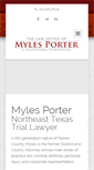 Mobile Screenshot of mylesporter.com